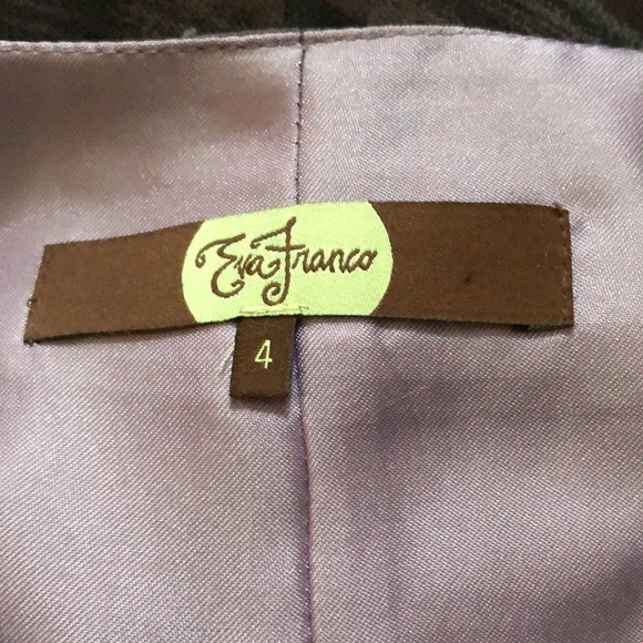 Shimmering skirt in purple, black, with a pink glitter stitched in.Size 4 - Picture 4 of 4